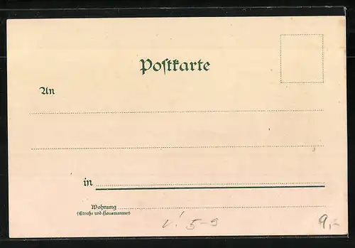 Lithographie Köln, Ansicht vom Dom, Panoramablick über den Rhein