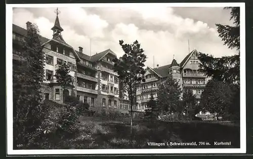 AK Villingen-Schwenningen, Partie am Kurhotel