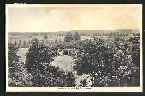 AK Doetinchem, Tennisbaan met Zij-Panorama