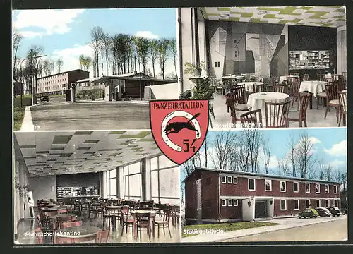AK Wolfhagen / Bez. Kassel, Kaserne des Panzerbataillon 54, Unterführer-Kantine