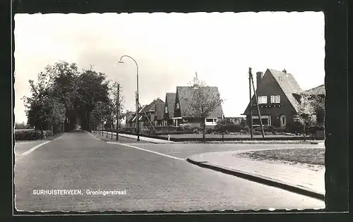 AK Surhuisterveen, Groningerstraat, Strassenpartie