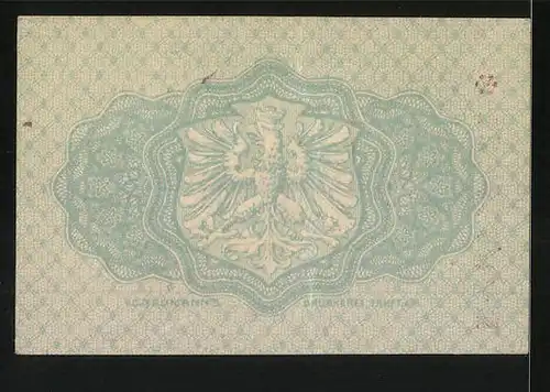 Notgeld Frankfurt / Main 1917, 50 Pfennig, Stadtwappen rückseitig