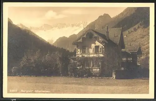 AK Göschenen, Gasthaus "Bergruh"
