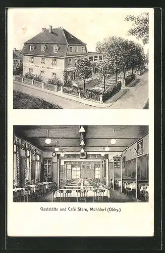 AK Mühldorf / Obby., Gasthaus Stern in der Innstrasse 57 Bes.: Gg und M. Stern