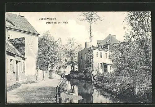 AK Luckenwalde, Altstadt-Strasse an der Nuthe