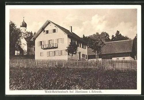 AK Illertissen, Gasthaus und Kapelle Wald-Reichenbach von L. Harder