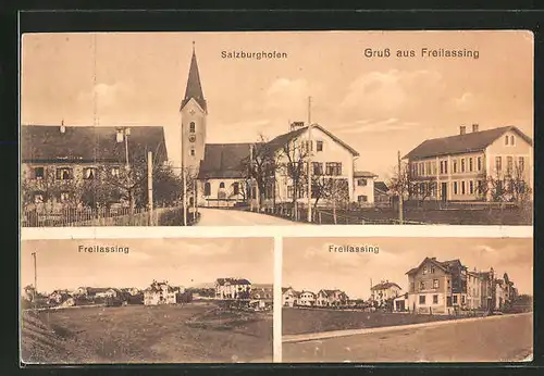 AK Freilassing, Salzburghofen, Ortsansichten