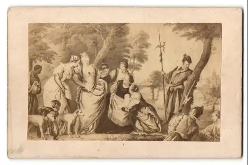 Fotografie Gemälde von Veronese, Die Findung des Moses