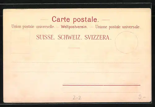AK Die ersten Briefmarken der Schweiz, Wappen des Cantons Zürich, Edelweiss