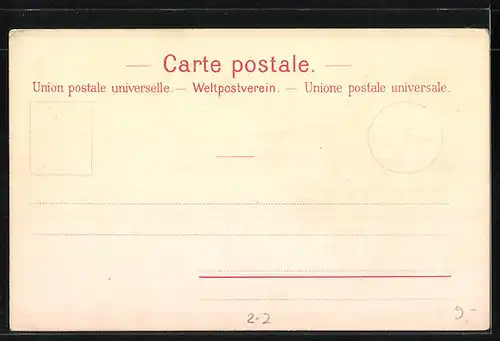 Lithographie Die ersten Briefmarken der Schweiz, Wappen des Kantons Genf