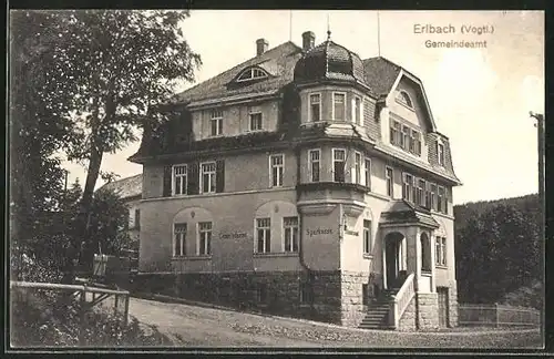 AK Erlbach /Vogtl., Am Gemeindeamt