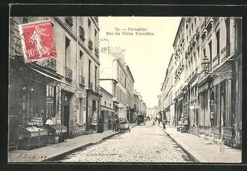 AK Versailles, Rue du Vieux Versailles