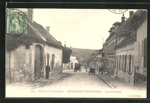 AK Elincourt-St-Marguerite, La Grande-Rue