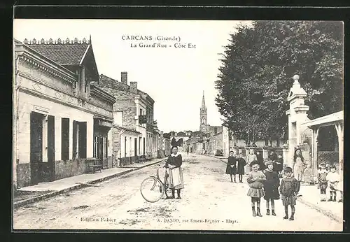 AK Carcans, La Grand'Rue, Coté Est