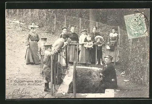 AK Clichy-sous-Bois, La Source Miraculeuse