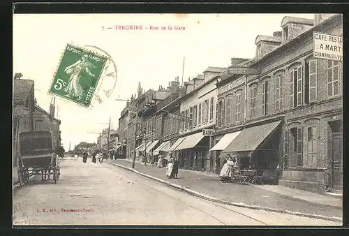 AK Tergnier, Rue de la Gare