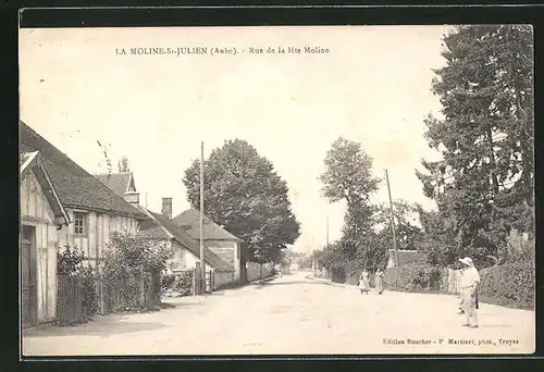 AK LA Moline-St-Julien / Aube, Rue de la Hte-Moline