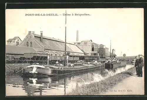 AK Pont-de-la-Deule, Usine à Briquettes