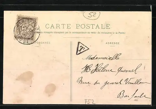 AK Doulevant-le-Chateau, Bureau de Poste / Postamt
