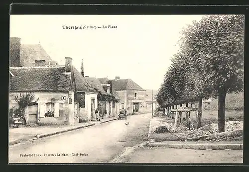 AK Thorigné, La Place, Strassenpartie