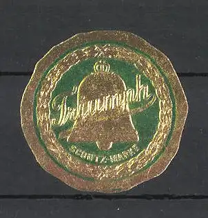Reklamemarke Triumph, Logo mit goldener Glocke