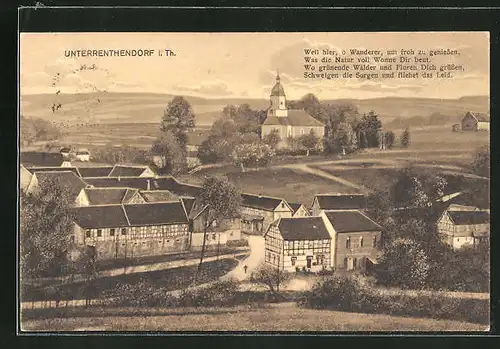 AK Unterrenthendorf / Thüringen, Gasthaus Hermannsruhe