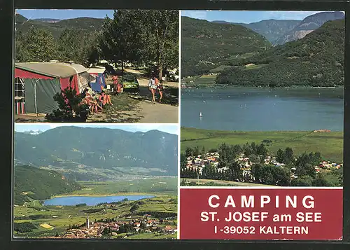 AK St. Josef am See, Campingplatz, Ortsansichten