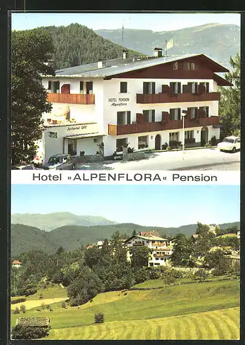 AK Kastelruth, Hotel-Pension Alpenflora