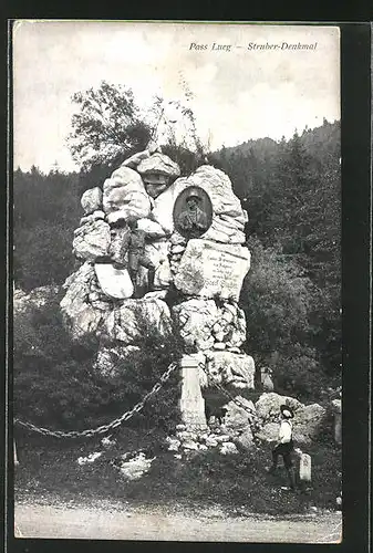 AK Pass Lueg, Am Struber-Denkmal