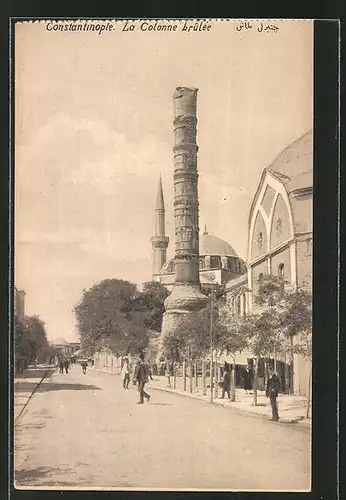 AK Constantinople, La Colonne brulee