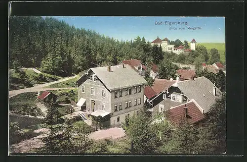 AK Bad Elgersburg, Mühlenhäuser im Steigertal