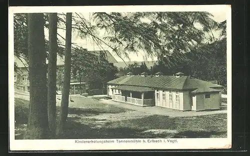 AK Erlbach i. Vogtl., Gasthaus Tannenmühle