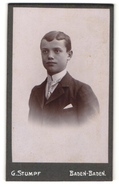 Festlicher GStumpfBaden Knabe Fotografie BadenPortrait Halbwüchsiger In Kleidung 8PwNn0OkX
