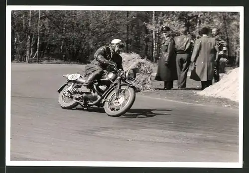Fotografie Motorrad-Rennen, Motorrad DKW GS mit Startnummer 85