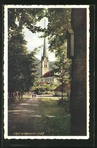 AK Alpnach, Idylle im Dorf