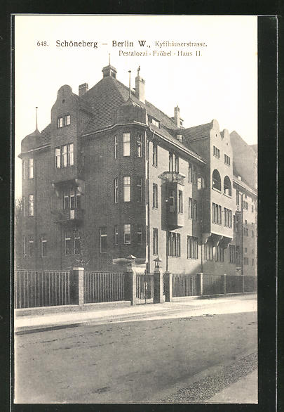 Ak Berlin Schoneberg Pestalozzi Frobel Haus Ii