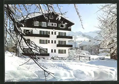 AK Megève, Hotel Castel Champlat im Winter