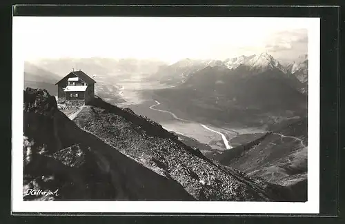 AK Kellerjochhütte, Berghütte mit Umgebung