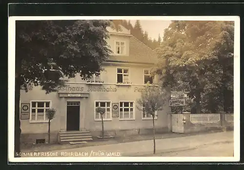 AK Rohrbach / Thür. Wald, Gasthaus und Pension Auerhahn