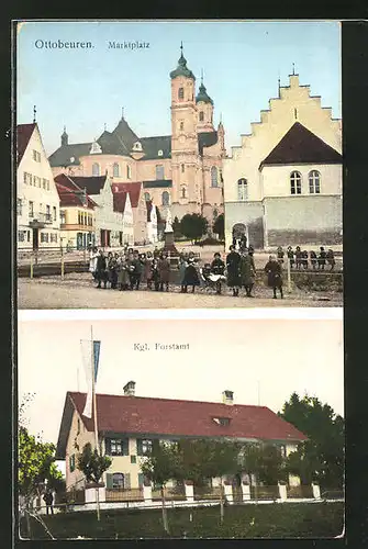 AK Ottobeuren, Kgl. Forstamt, Marktplatz