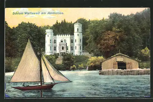 AK Wartaweil am Ammersee, Schloss am See