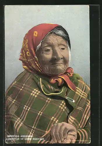 AK Princess Angeline, Daughter of Chief Seattle, Indianer