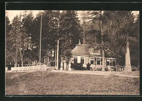 AK Ohrdruf, Gasthaus Scheerershütte