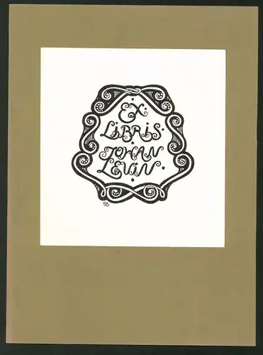 Exlibris Johan Levin, Ornamente