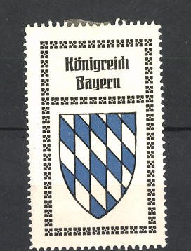 Reklamemarke Konigreich Bayern Wappen Nr 8406818 Oldthing Siegel Reklamemarken