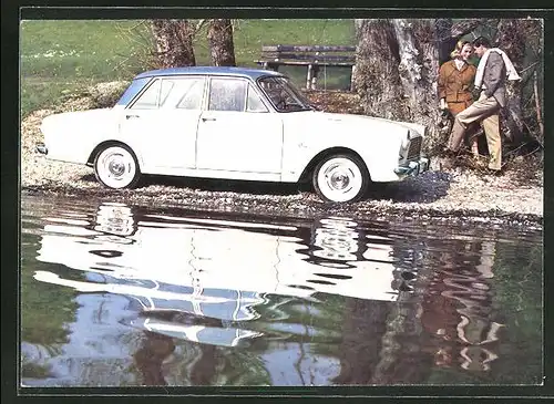 AK Auto-Reklame für Ford Taunus 12M