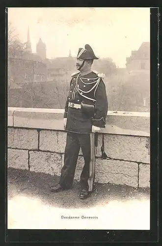 AK Gendarme Genevois, Polizist in Uniform
