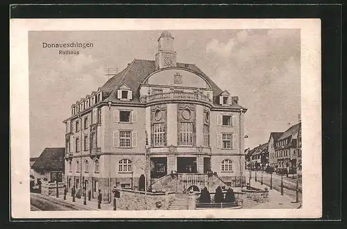 AK Donaueschingen, Am Rathaus