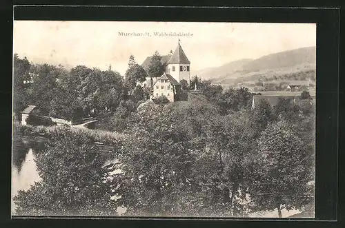 AK Murrhardt, Blick auf die Walderichskirche