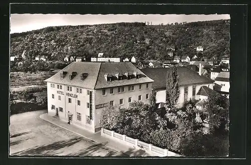 AK Plochingen / Neckar, Blick auf das Hotel Henzler